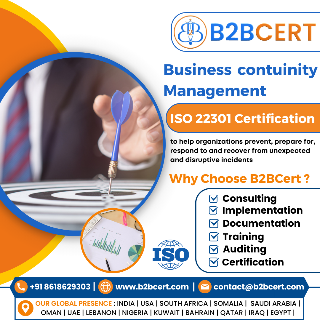 ISO 22301 Certification in Bangalore