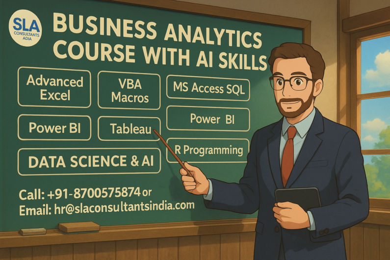 2026 Best Institute, Business Analyst Course in Noida (5-6 Months), Redesign Job with AI Skills, by SLA Consultants Noida