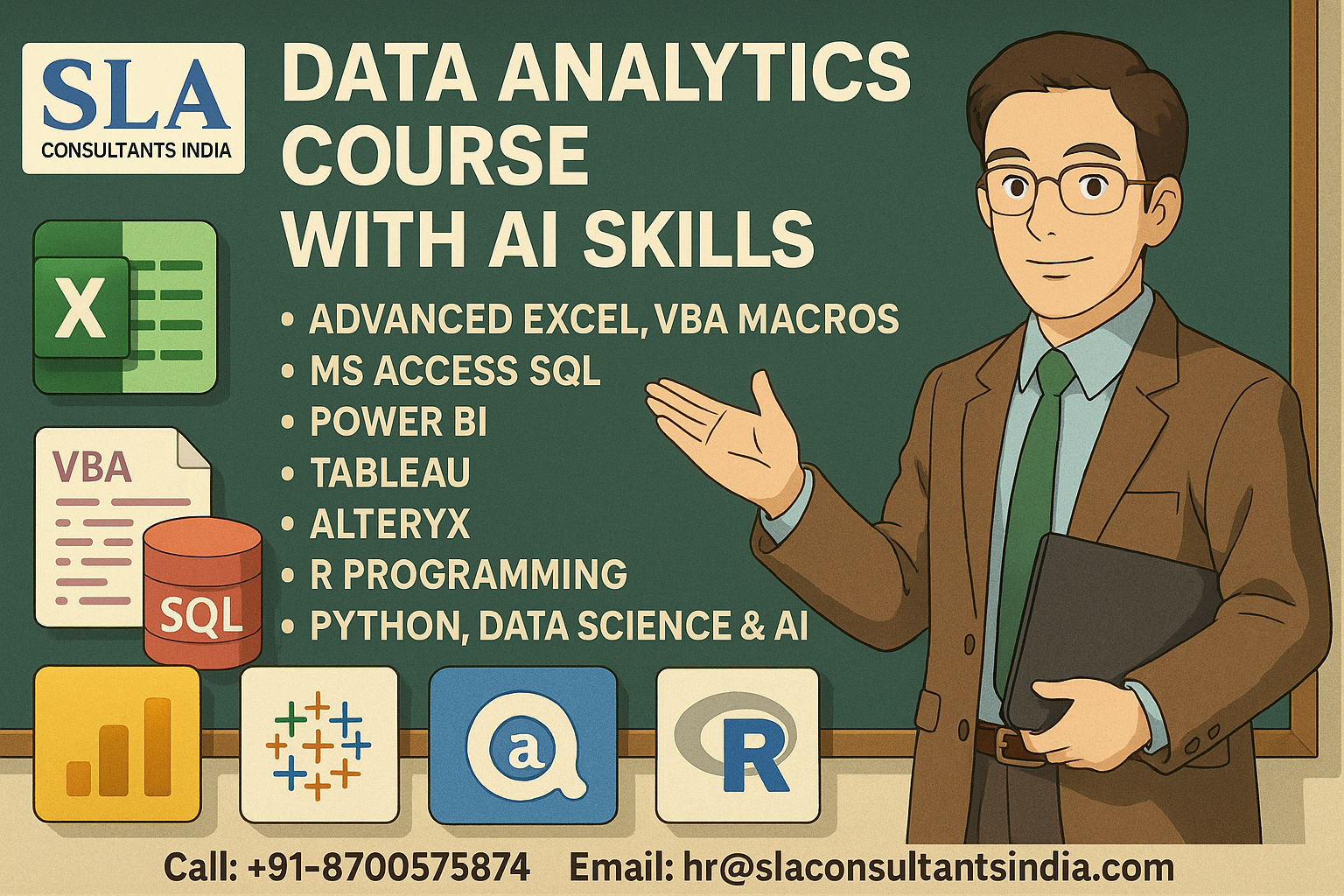 Best Data Analyst Course in Noida, Sector 70, Free Business Analytics with AI by SLA Consultants Noida, Update Skills for 2026 Jobs, “Best Institute in Noida”