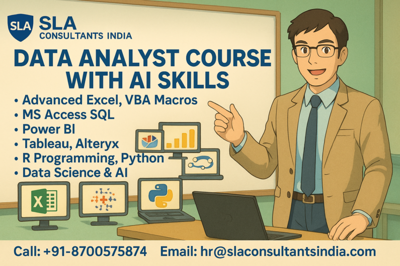 Data Analyst Certification Course with AI & ChatGPT [English], Elevate Job with AI Skills for 2026, by SLA Consultants India,