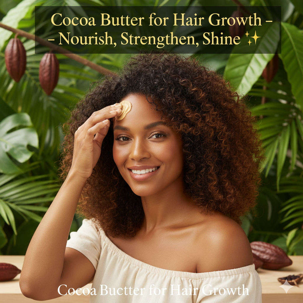 Cocoa Butter for Hair Growth: Natural Nourishment for Stronger, Healthier Hair