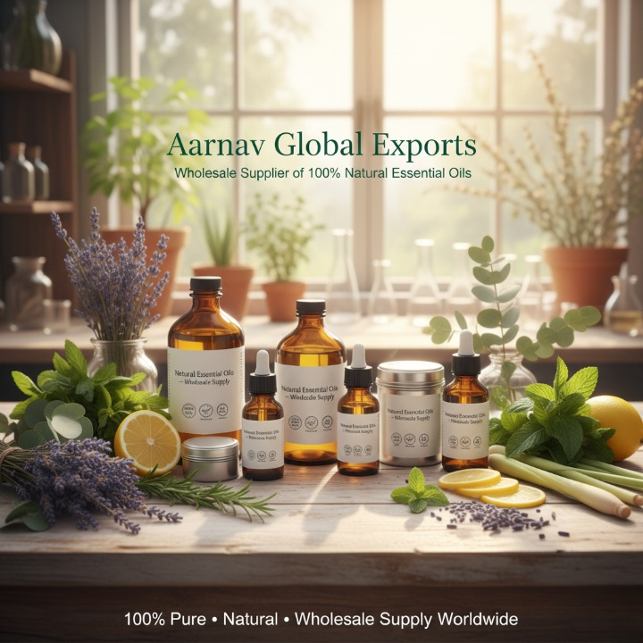 Natural Essential Oils Wholesale | 100% Pure & Premium Quality – Aarnav Global Exports