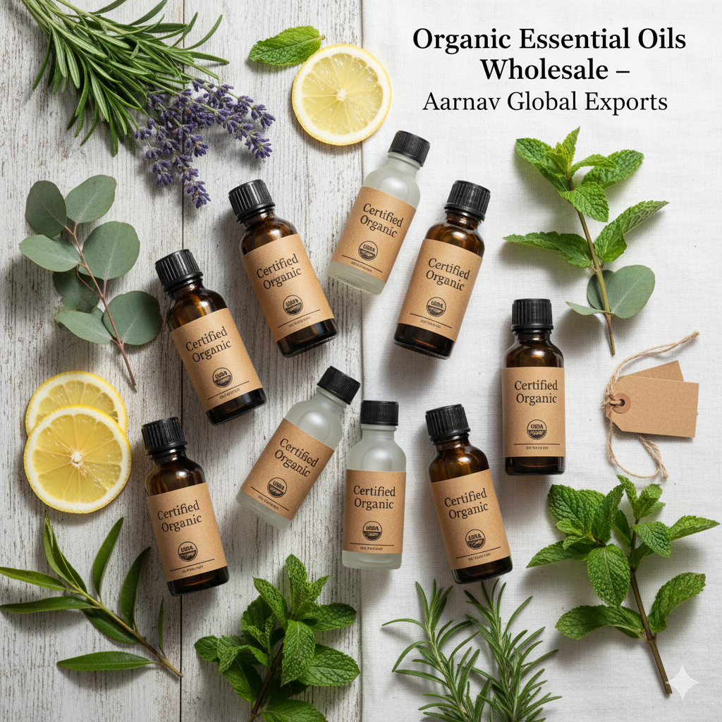 Organic Essential Oils Wholesale – 100% Pure, Natural & Certified