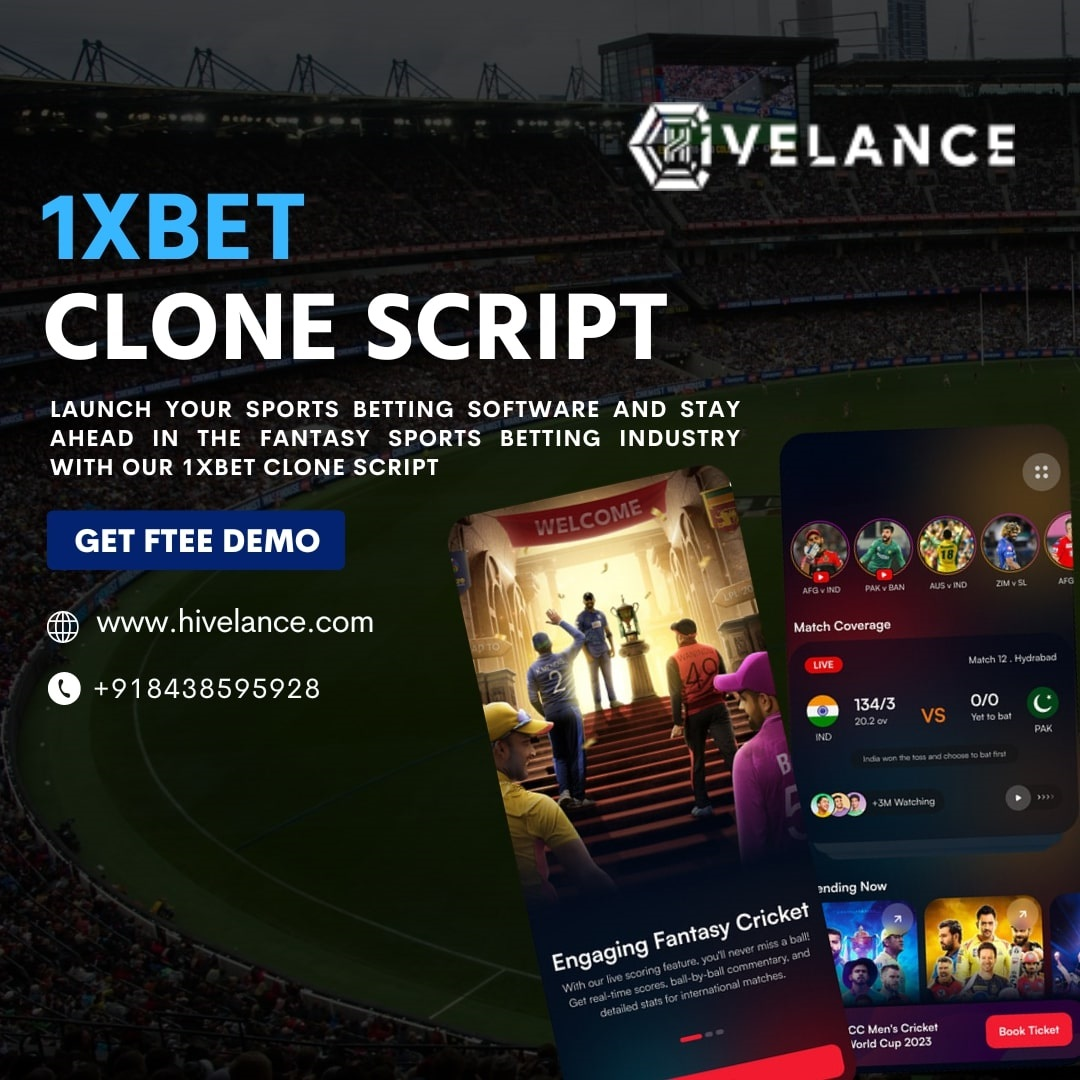 1xBet Clone Script for Sale – Get a Free Demo & Setup Consultation by Hivelance