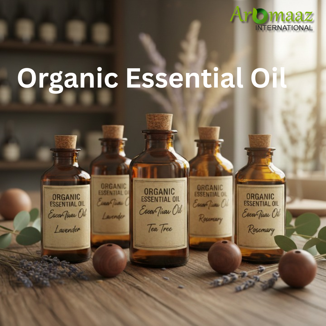 Organic Essential Oil Bulk Supplier Premium Certified Oils | Aromaaz International