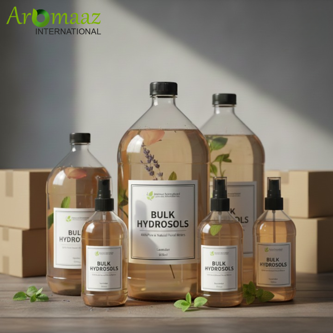 Bulk Hydrosols: Premium Floral Waters by Aromaaz International