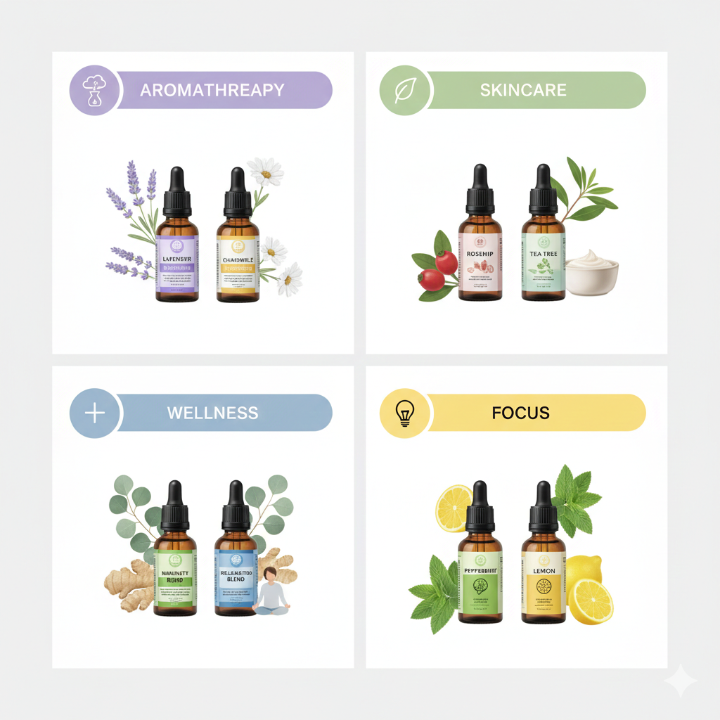 100% Pure Essential Oils Wholesale | Premium Natural Extracts – Aromaaz International