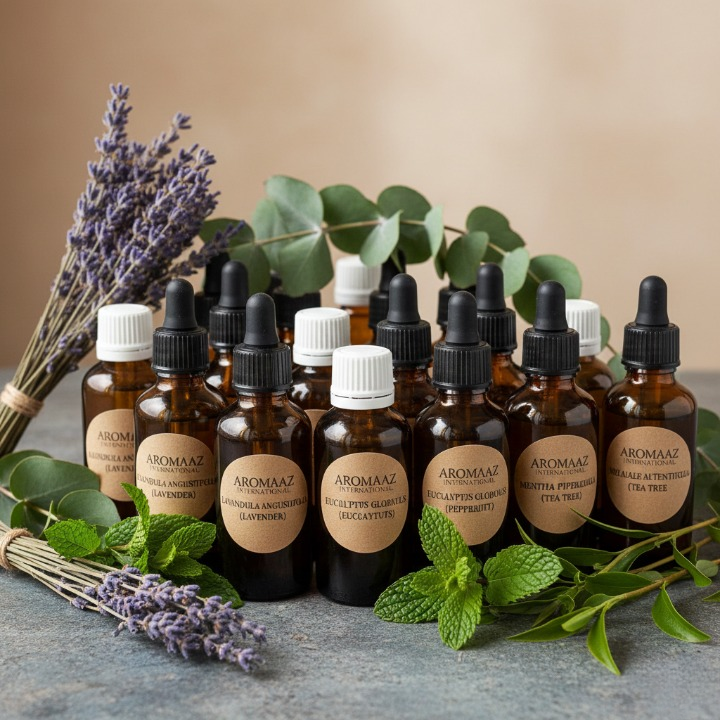 Organic Essential Oils Wholesale | Bulk Pure Oils – Aromaaz International