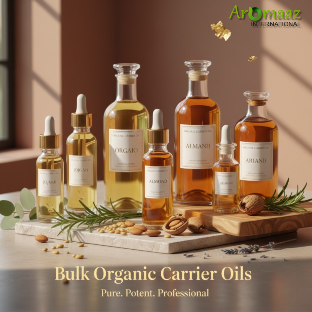 Bulk Organic Carrier Oils Supplier & Exporter | Aromaaz International