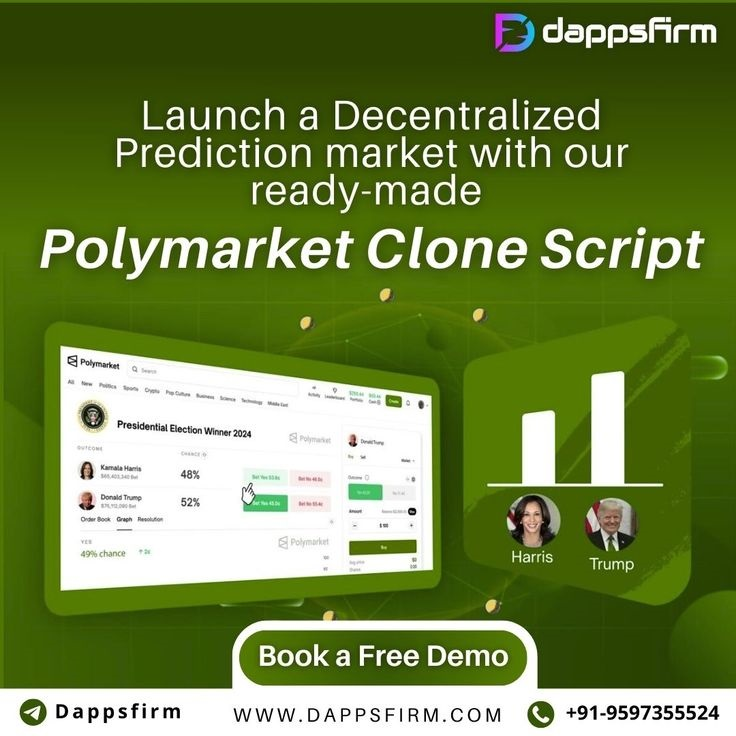 Polymarket Clone Script – Launch Prediction Market | Free Demo Available