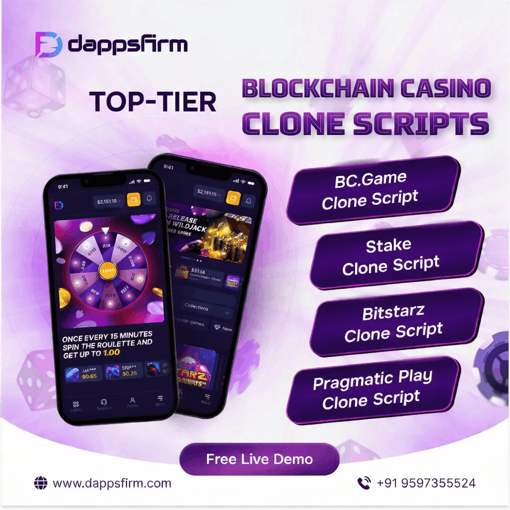 Blockchain Casino Clone Script With Free Demo – Launch Your Crypto Casino Today