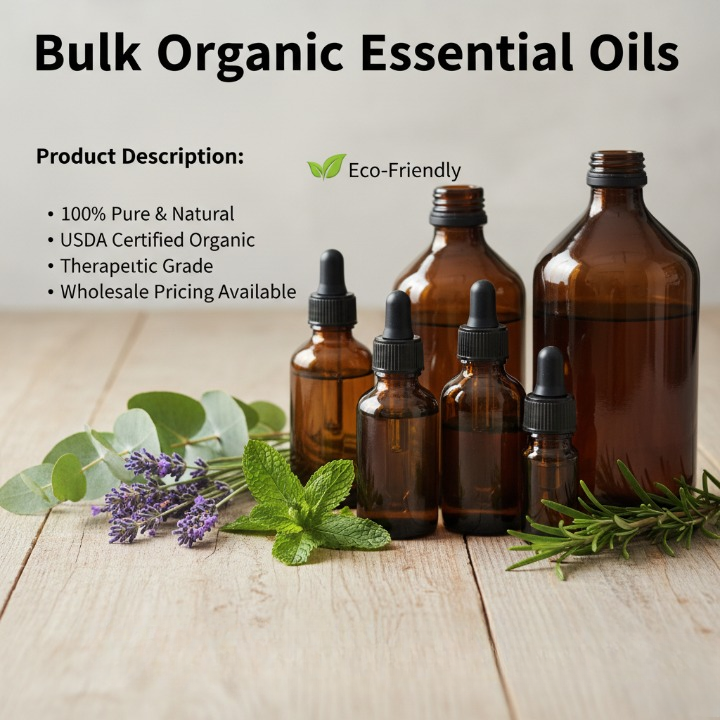 Bulk Organic Essential Oils Supplier – Premium Quality by Aromaaz International