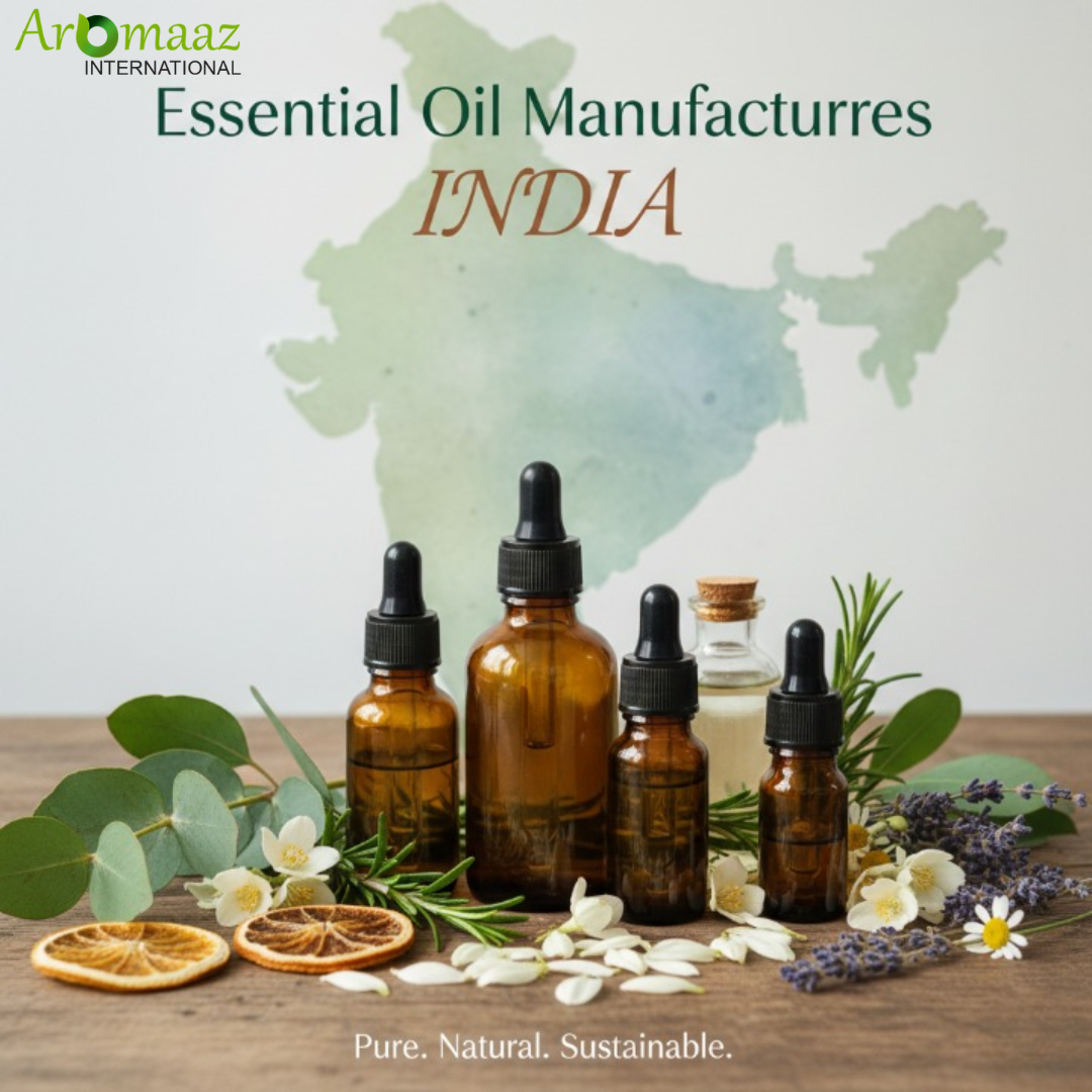 Leading Essential Oil Manufacturers in India | Aromaaz International