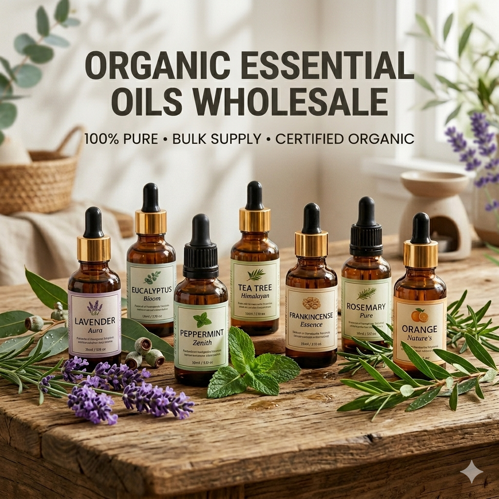 Trusted Bulk Organic Essential Oils Manufacturer & Exporter