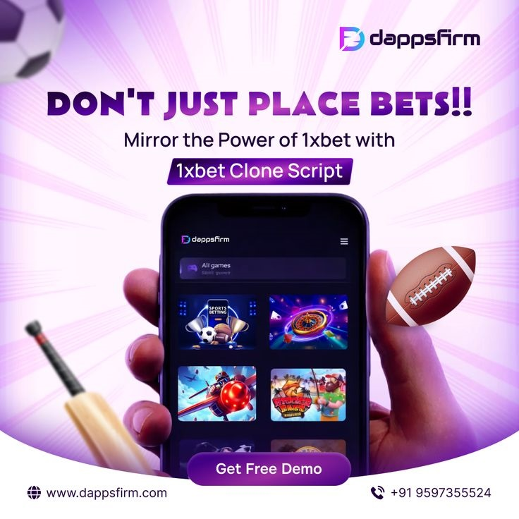 DappsFirm 1xBet Clone Script Solution — Free Demo Available