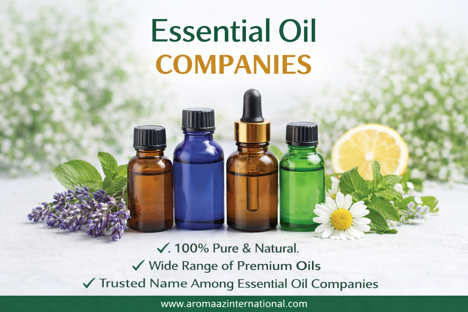 Top Essential Oil Companies | Bulk & Wholesale Essential Oils – Aromaaz International