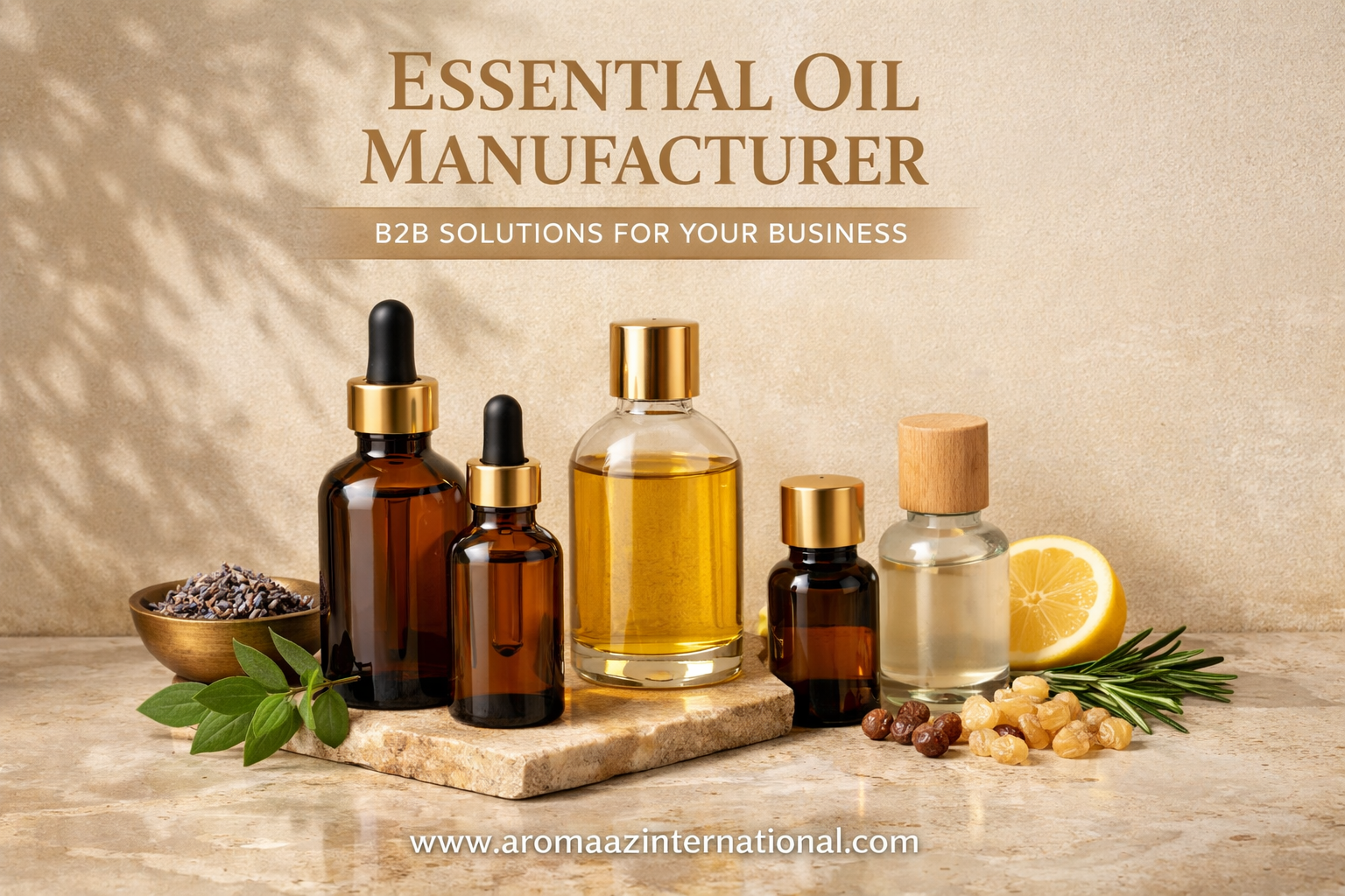 Essential Oil Manufacturer – Bulk Supply & Wholesale by Aromaaz International