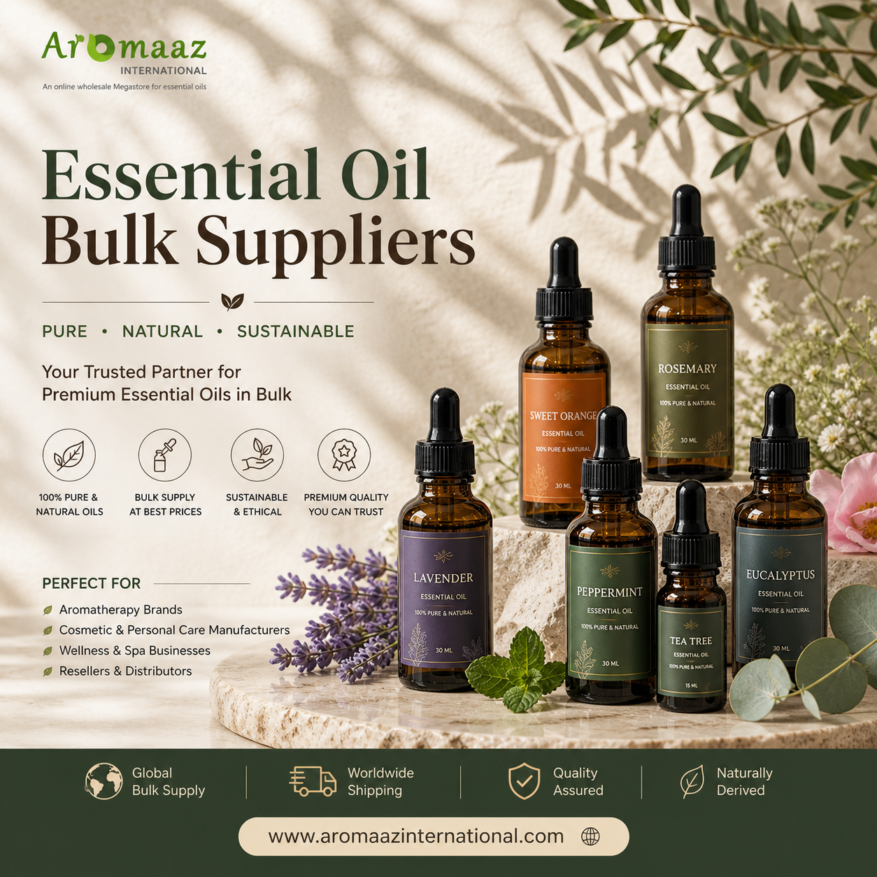 Top Essential Oil Bulk Suppliers – Pure & Natural Oils for Businesses