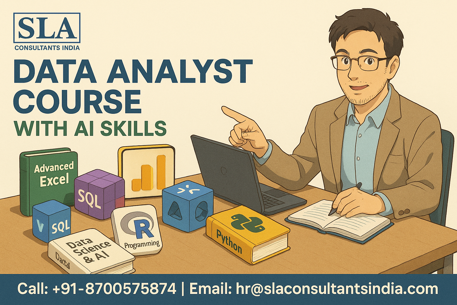 Data Analyst Certification in Delhi | Boost Employability in Analytics Field, Get Free Alteryx, R and Gen AI Skills with IBM Certification Support, Best Summer Offer 2026 by SLA Consultants India