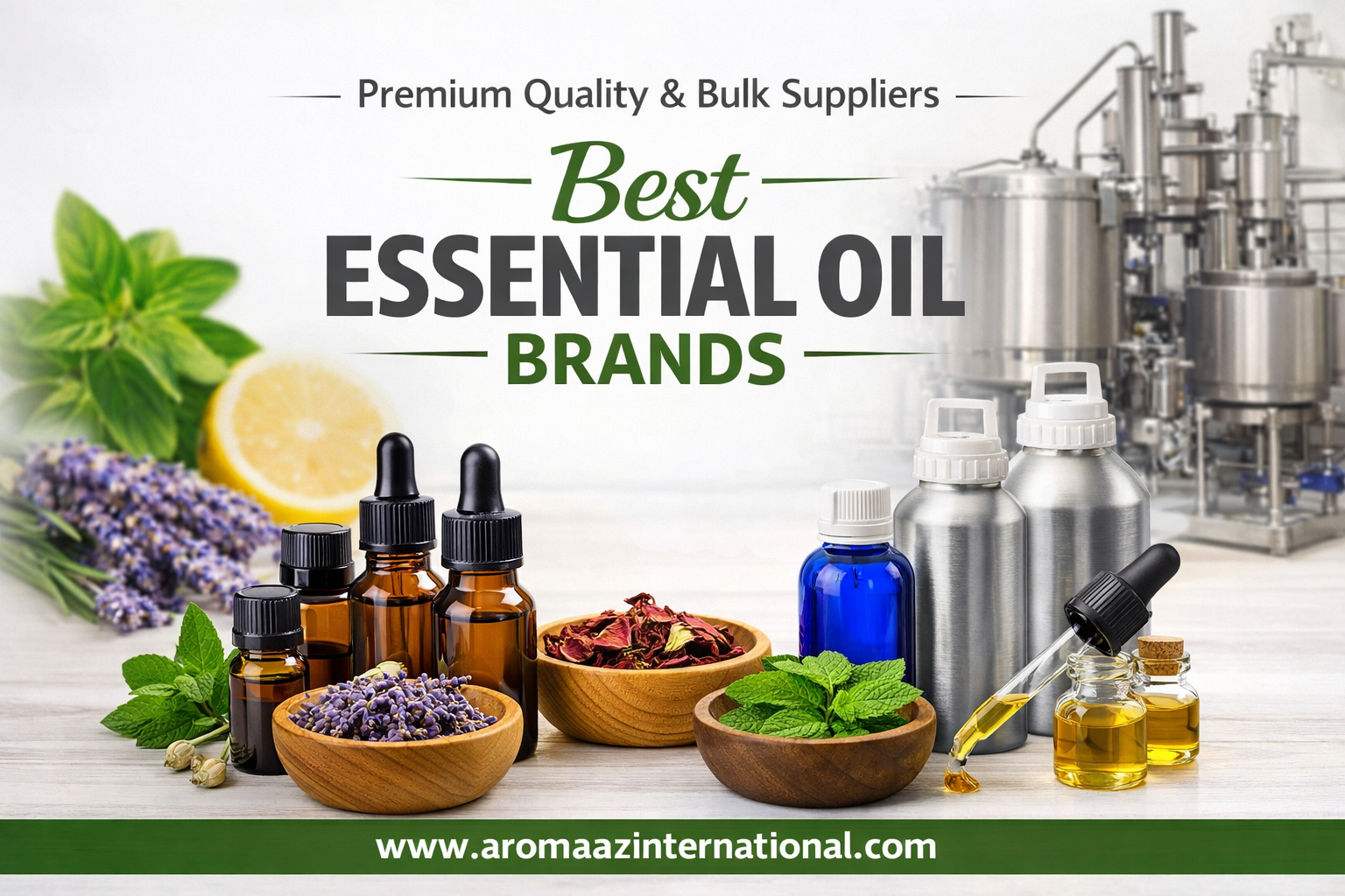 Why Do Businesses Choose the Best Essential Oils Brands for Premium Quality Products