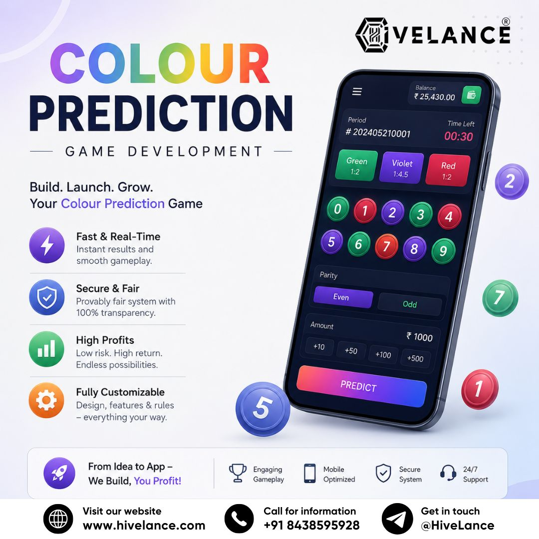 Professional Colour Prediction Game Software Built for Modern Gaming Markets