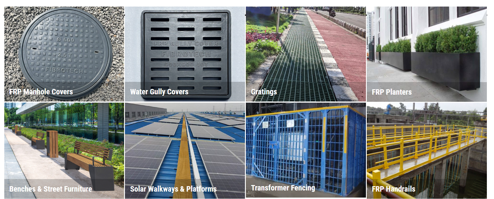 Fibrotech FRP Products for Smart Infrastructure
