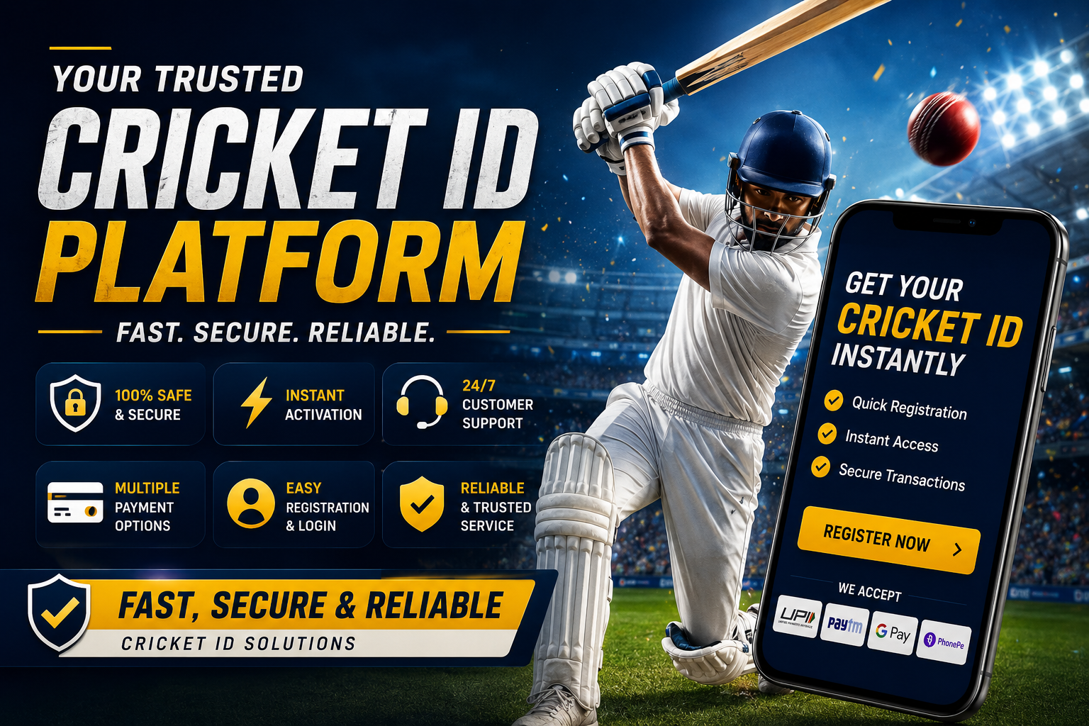 Trusted Online Cricket ID Platform for Fast & Secure Access